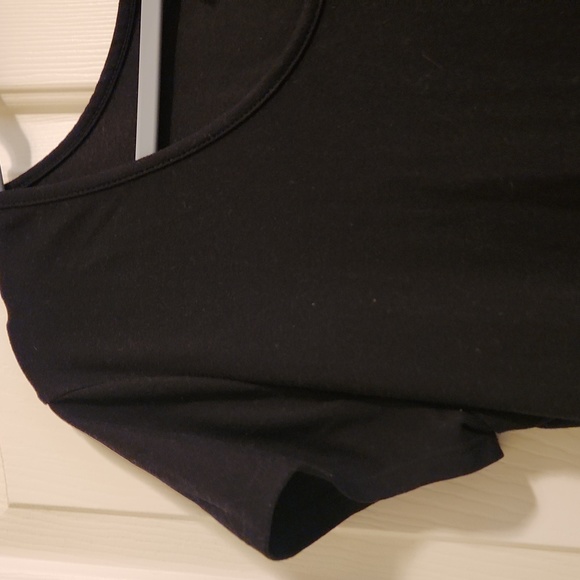 Simple black t shirt dress, super soft & stretchy No Boundaries XXL - Picture 2 of 5